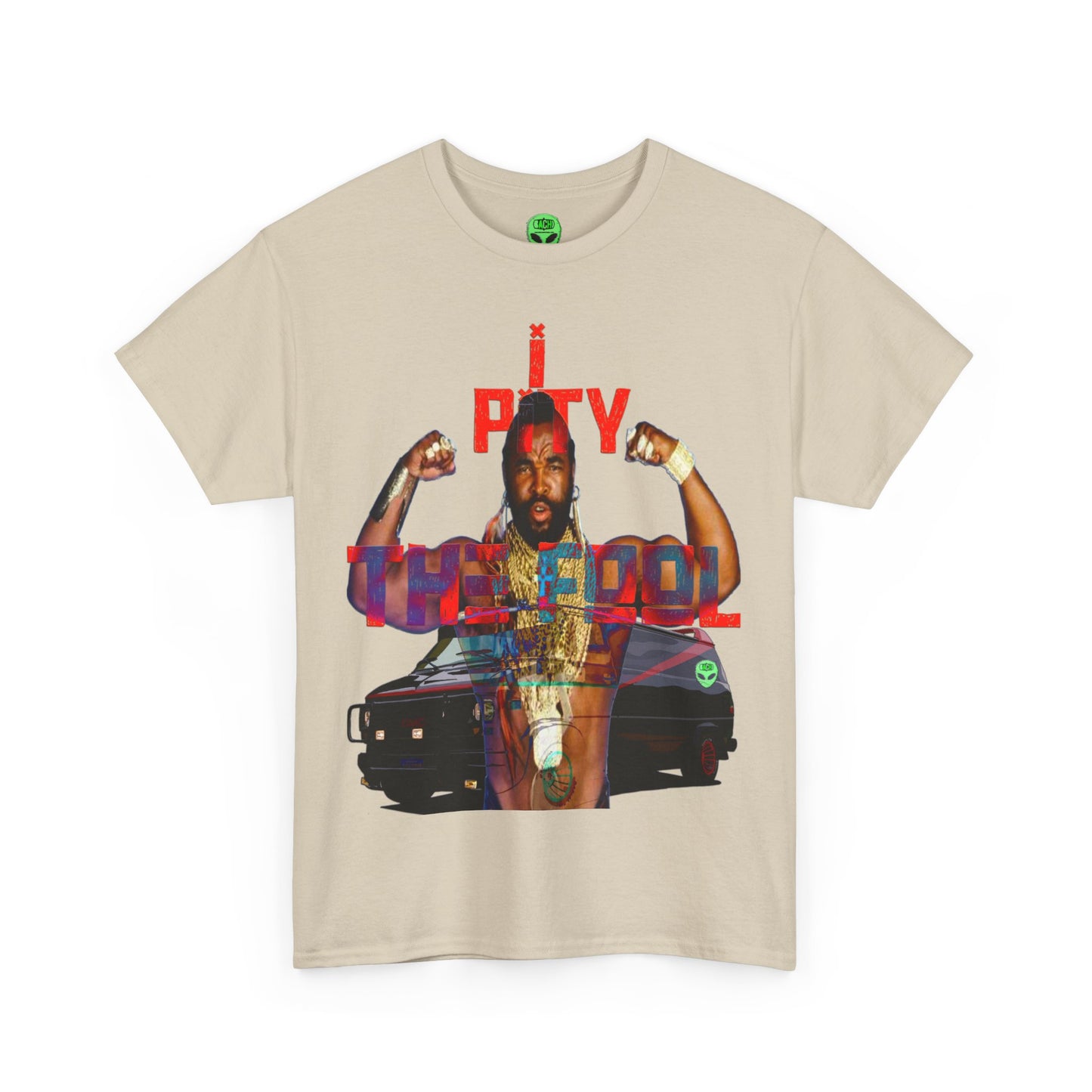 Vintage 80s TV Graphic Tee - Mohawk Icon Quote Streetwear Print (Bachi)