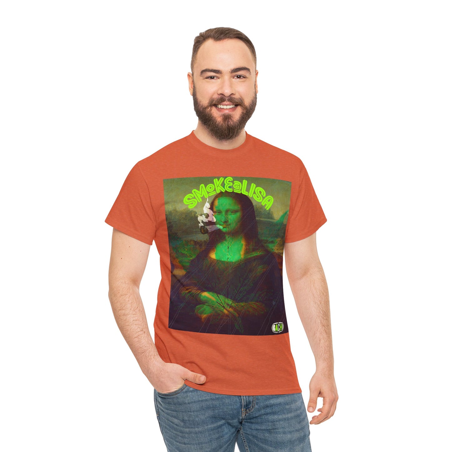 Raw Edge Pop Art Graphic Tee - Renaissance Parody Streetwear Print (Bachi)