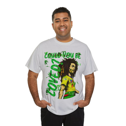 Oversized Graphic Tee - Reggae Legend Portrait Streetwear Print (Bachi)