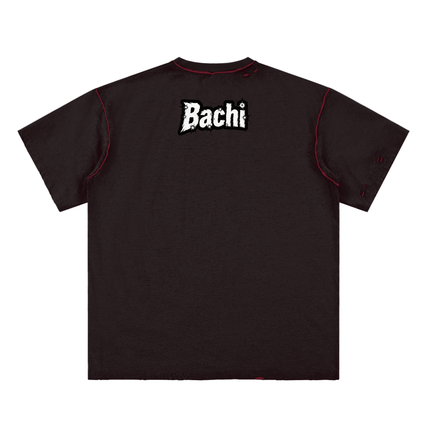 Oversized Graphic Tee - Cult Cinema Quote Streetwear Print (Bachi)