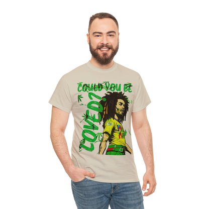 Oversized Graphic Tee - Reggae Legend Portrait Streetwear Print (Bachi)