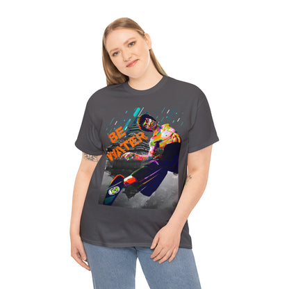 Vintage Martial Arts Graphic Tee - Kung Fu Legend Quote Print (Bachi)