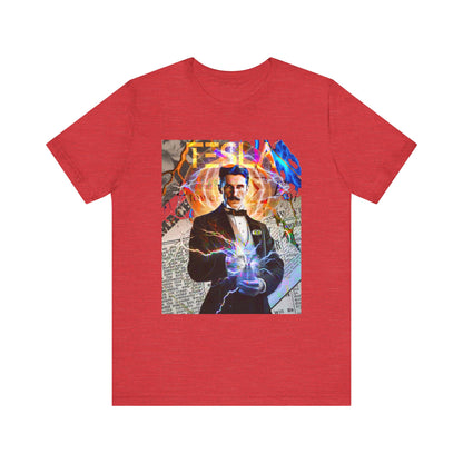 Vintage Science Icon Graphic Tee - Inventor Portrait Streetwear Print (Bachi)