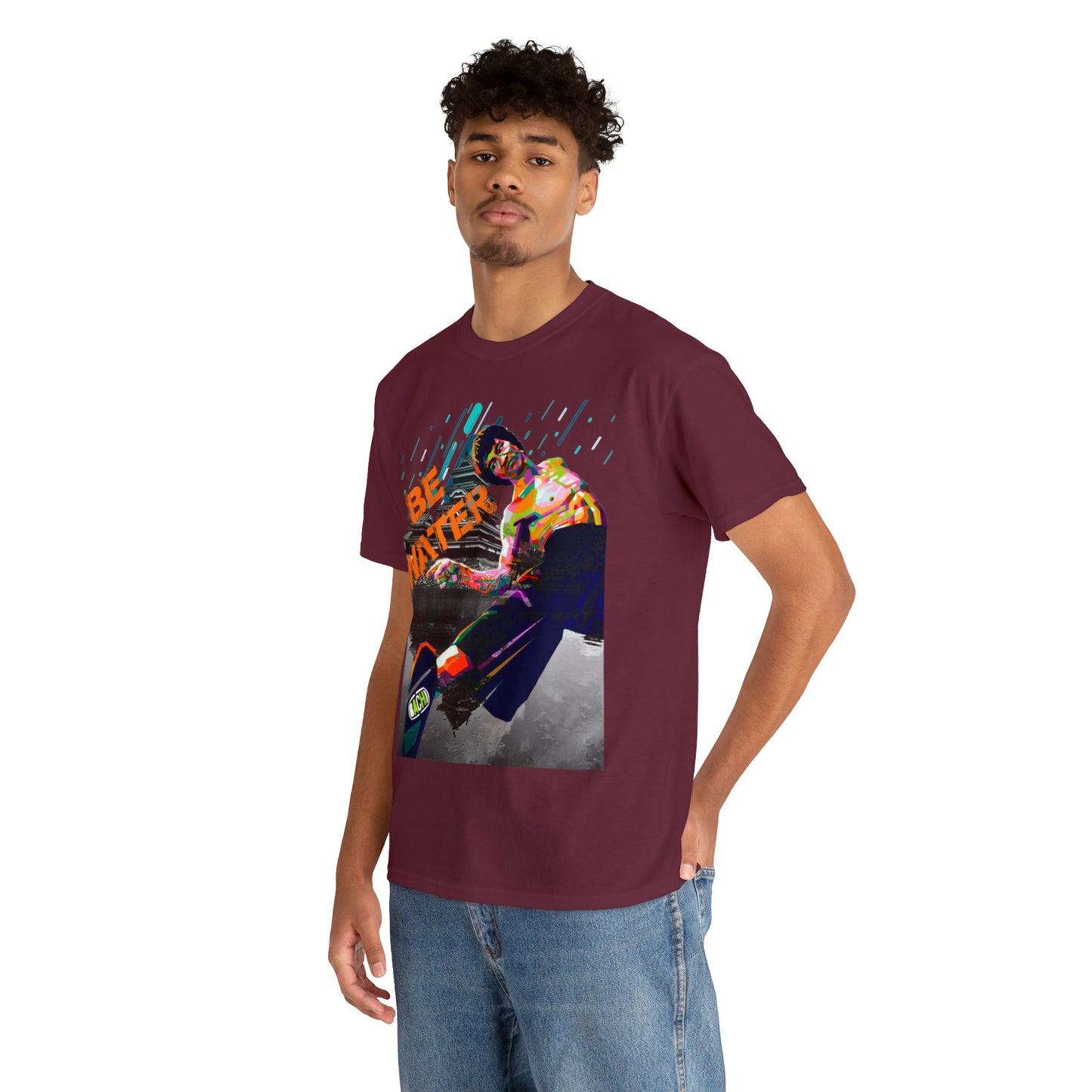 Vintage Martial Arts Graphic Tee - Kung Fu Legend Quote Print (Bachi)