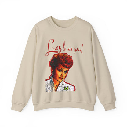 Unisex Sweatshirt Lucy Loves You Printify