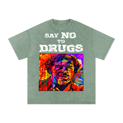 Oversized Graphic Tee - Latin Cinema Icon Streetwear Print (Bachi)