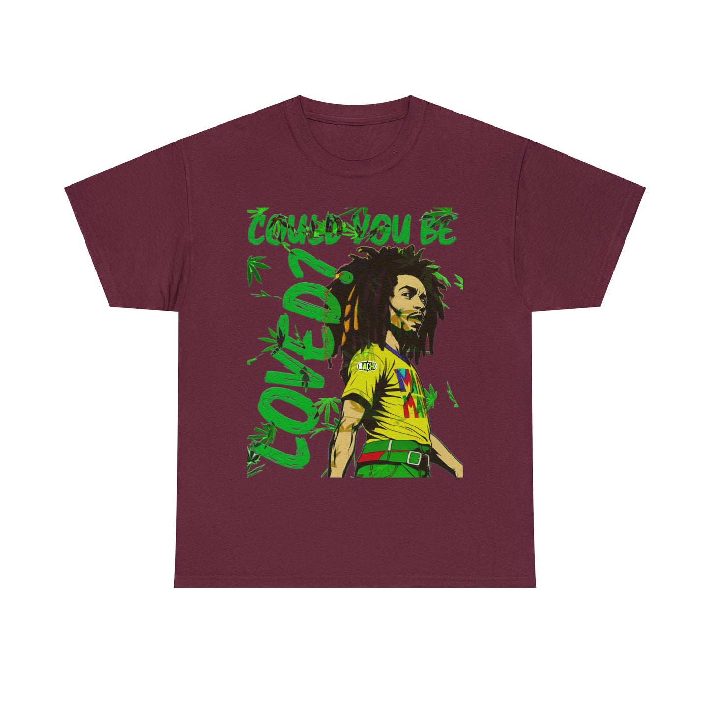 Oversized Graphic Tee - Reggae Legend Portrait Streetwear Print (Bachi)