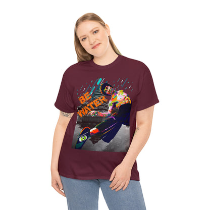 Vintage Martial Arts Graphic Tee - Kung Fu Legend Quote Print (Bachi)