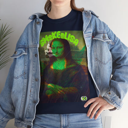 Raw Edge Pop Art Graphic Tee - Renaissance Parody Streetwear Print (Bachi)