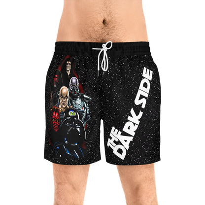 Sci-Fi Saga Graphic Swim Shorts - Dark Side Villain Streetwear Print (Bachi)