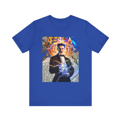 Vintage Science Icon Graphic Tee - Inventor Portrait Streetwear Print (Bachi)