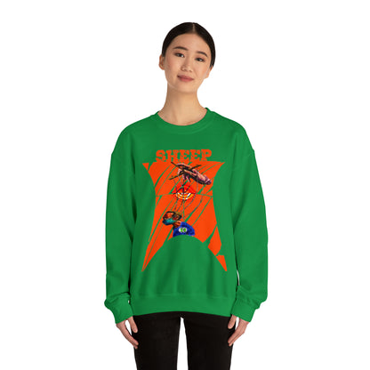 Unisex Sweatshirt Sheep And Puppet