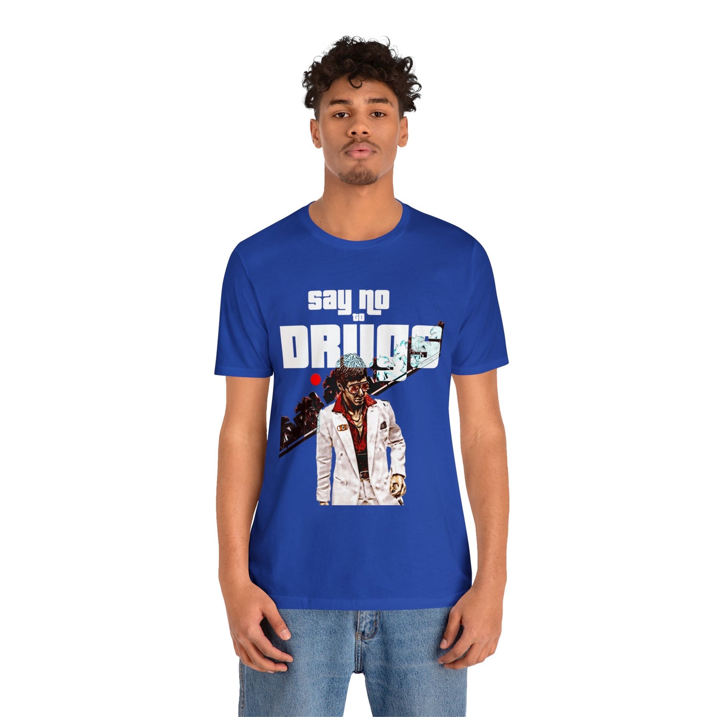 Vintage Graphic Tee - Cult Cinema White Jacket Portrait Print (Bachi)