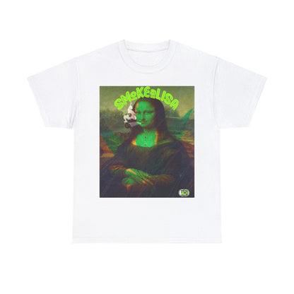 Raw Edge Pop Art Graphic Tee - Renaissance Parody Streetwear Print (Bachi)