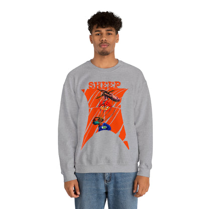 Unisex Sweatshirt Sheep And Puppet