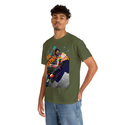 Vintage Martial Arts Graphic Tee - Kung Fu Legend Quote Print (Bachi)