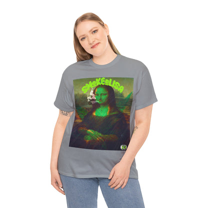 Raw Edge Pop Art Graphic Tee - Renaissance Parody Streetwear Print (Bachi)
