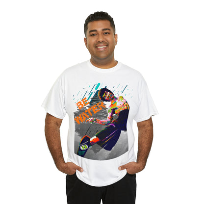 Vintage Martial Arts Graphic Tee - Kung Fu Legend Quote Print (Bachi)