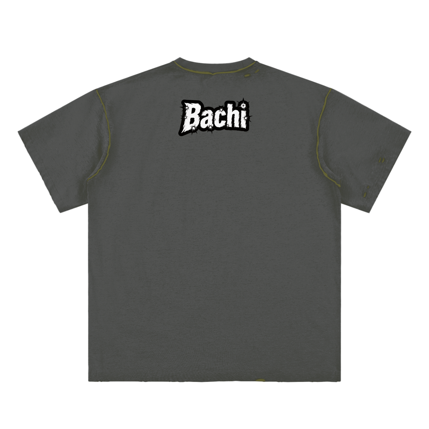 Oversized Graphic Tee - Cult Cinema Quote Streetwear Print (Bachi)