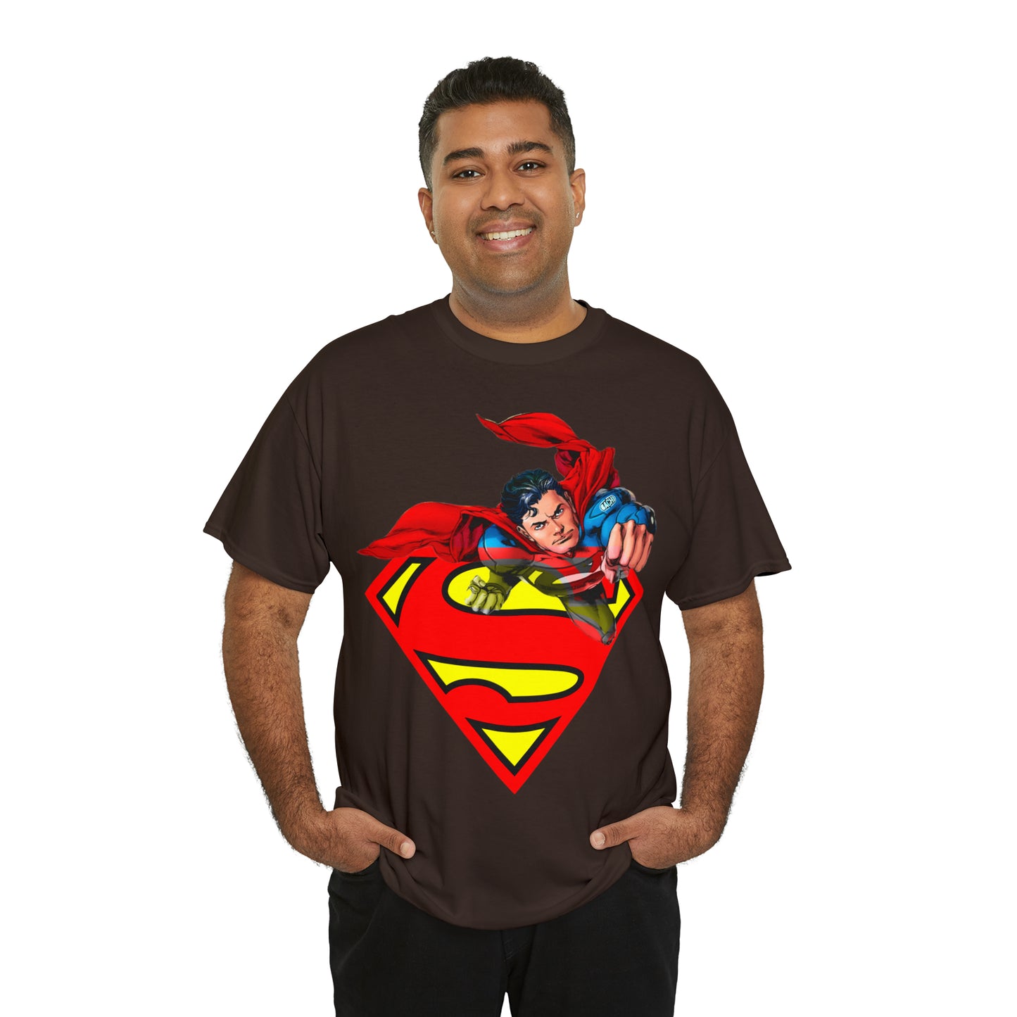 Vintage Comic Hero Graphic Tee - Cape Streetwear Print (Bachi)