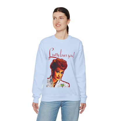 Unisex Sweatshirt Lucy Loves You Printify
