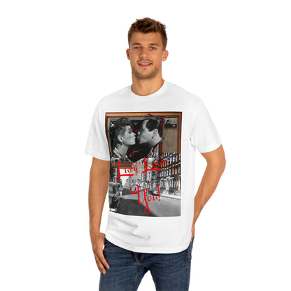 Vintage Sitcom Couple Graphic Tee - Retro TV Streetwear Print (Bachi)