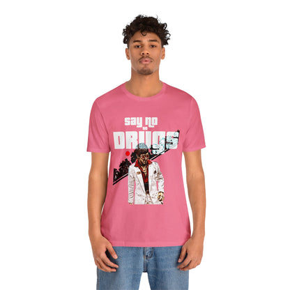 Vintage Graphic Tee - Cult Cinema White Jacket Portrait Print (Bachi)