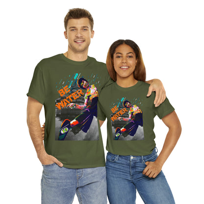 Vintage Martial Arts Graphic Tee - Kung Fu Legend Quote Print (Bachi)