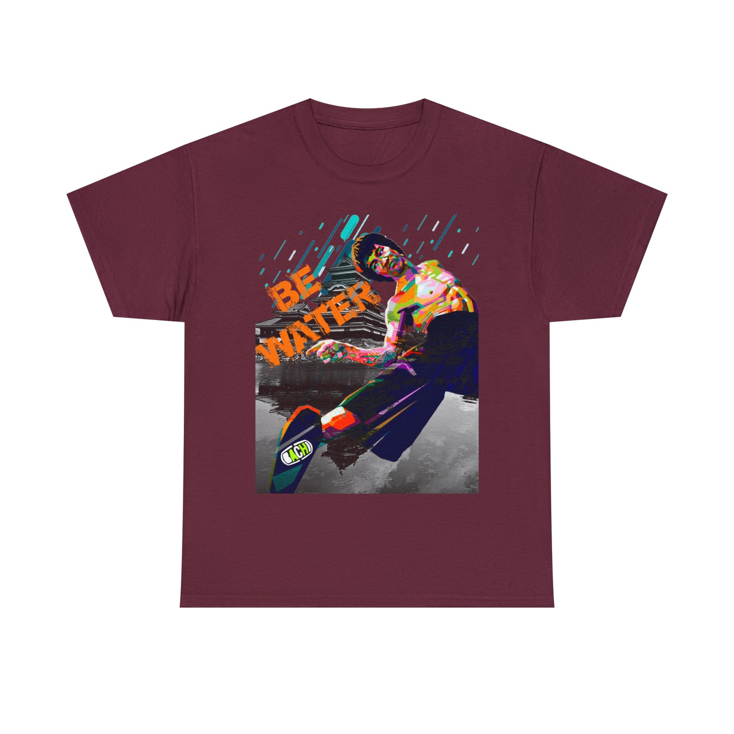 Vintage Martial Arts Graphic Tee - Kung Fu Legend Quote Print (Bachi)