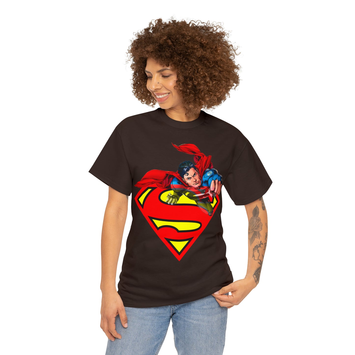 Vintage Comic Hero Graphic Tee - Cape Streetwear Print (Bachi)