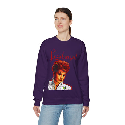 Unisex Sweatshirt Lucy Loves You Printify