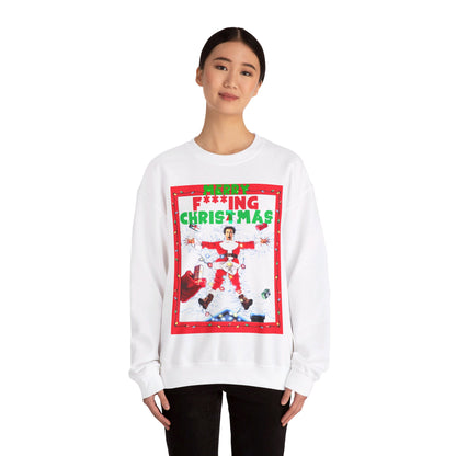 Vintage Holiday Graphic Sweatshirt - 80s Comedy Cinema Print (Bachi)