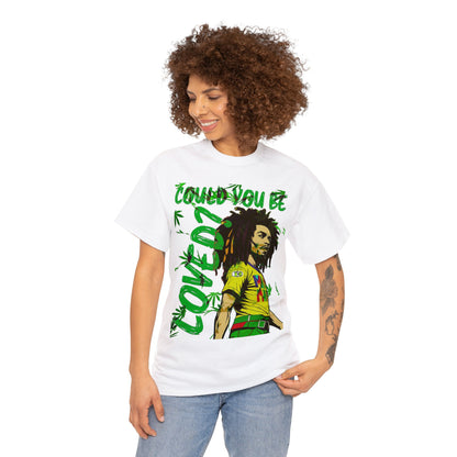 Oversized Graphic Tee - Reggae Legend Portrait Streetwear Print (Bachi)