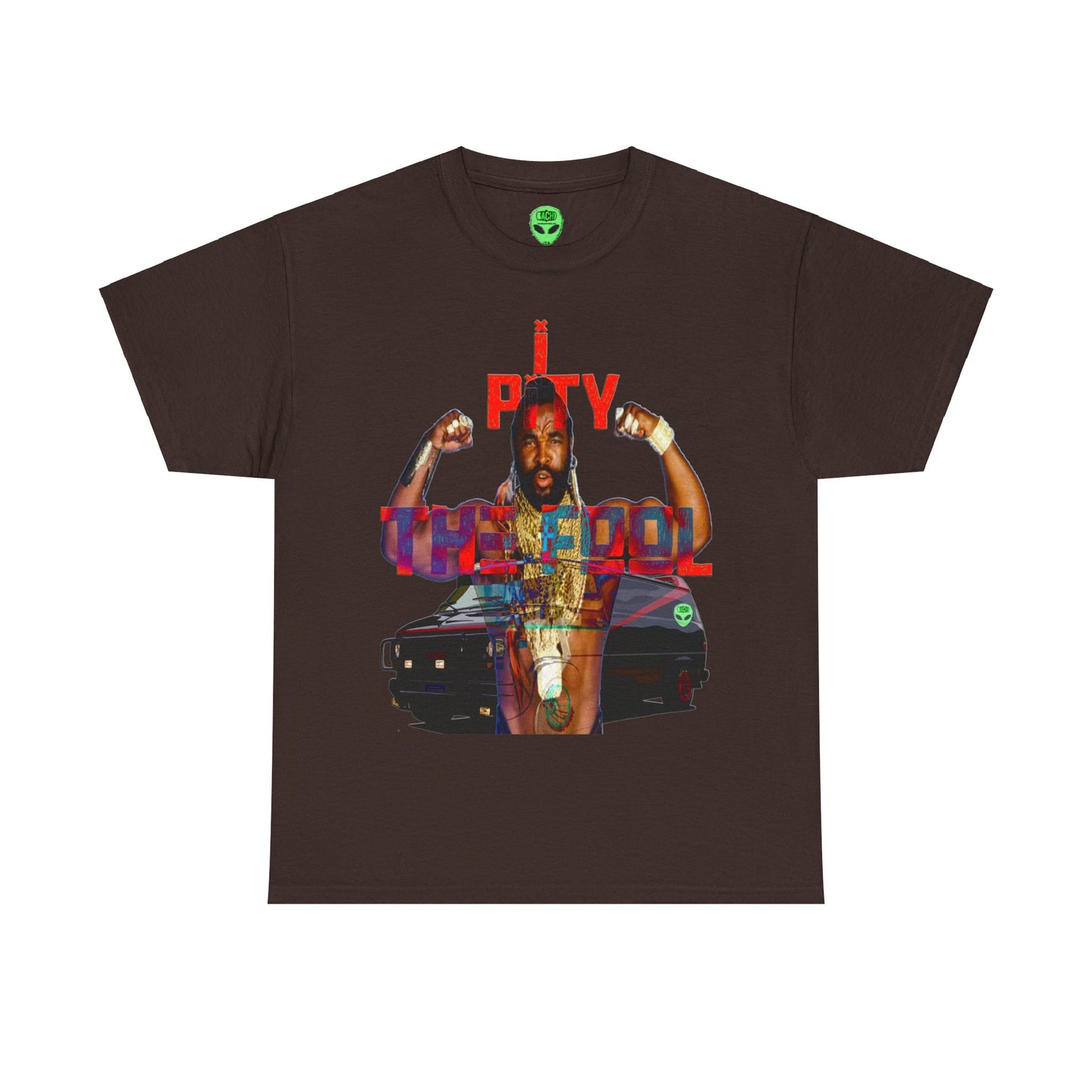 Vintage 80s TV Graphic Tee - Mohawk Icon Quote Streetwear Print (Bachi)