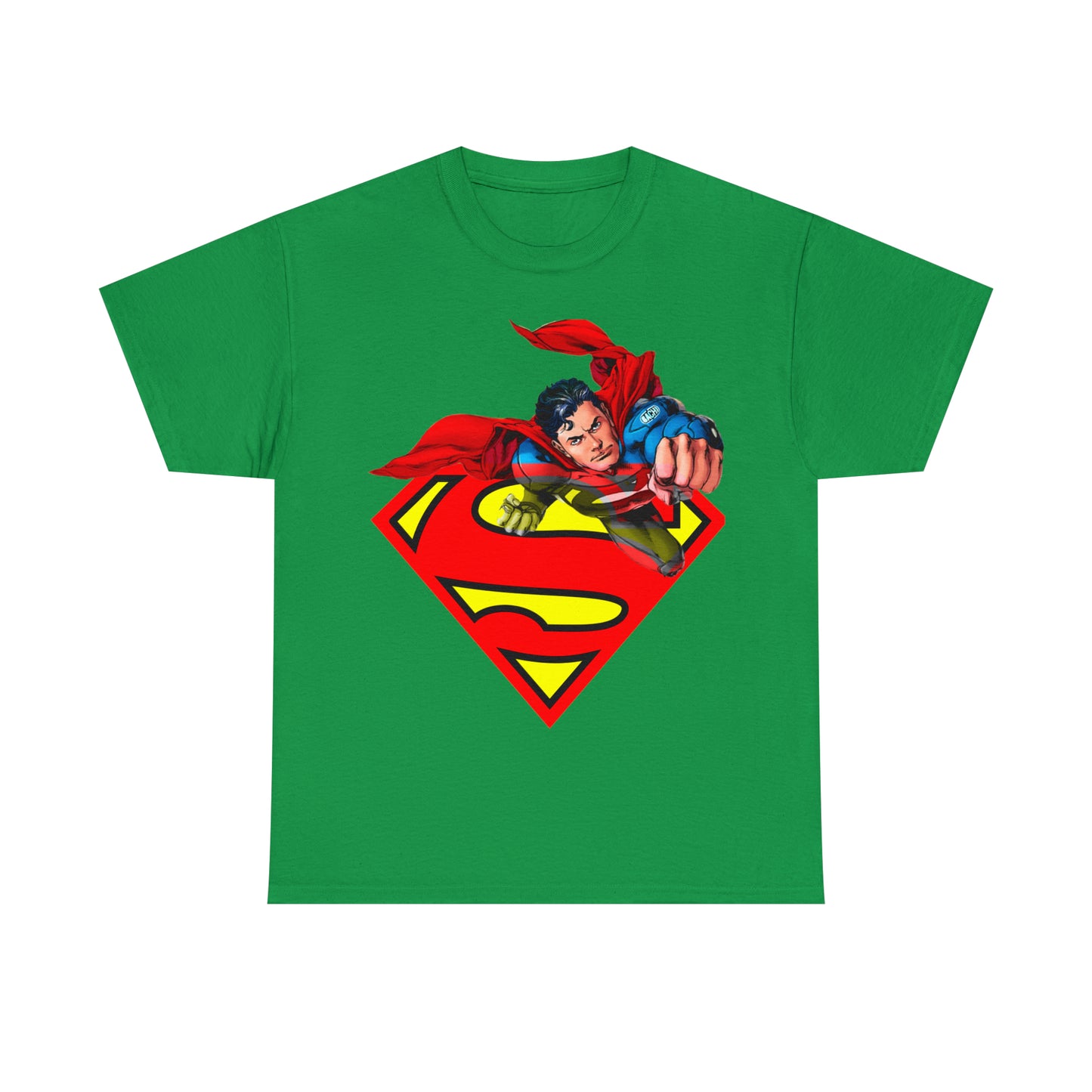 Vintage Comic Hero Graphic Tee - Cape Streetwear Print (Bachi)