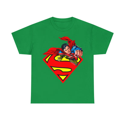 Vintage Comic Hero Graphic Tee - Cape Streetwear Print (Bachi)