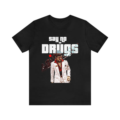 Vintage Graphic Tee - Cult Cinema White Jacket Portrait Print (Bachi)