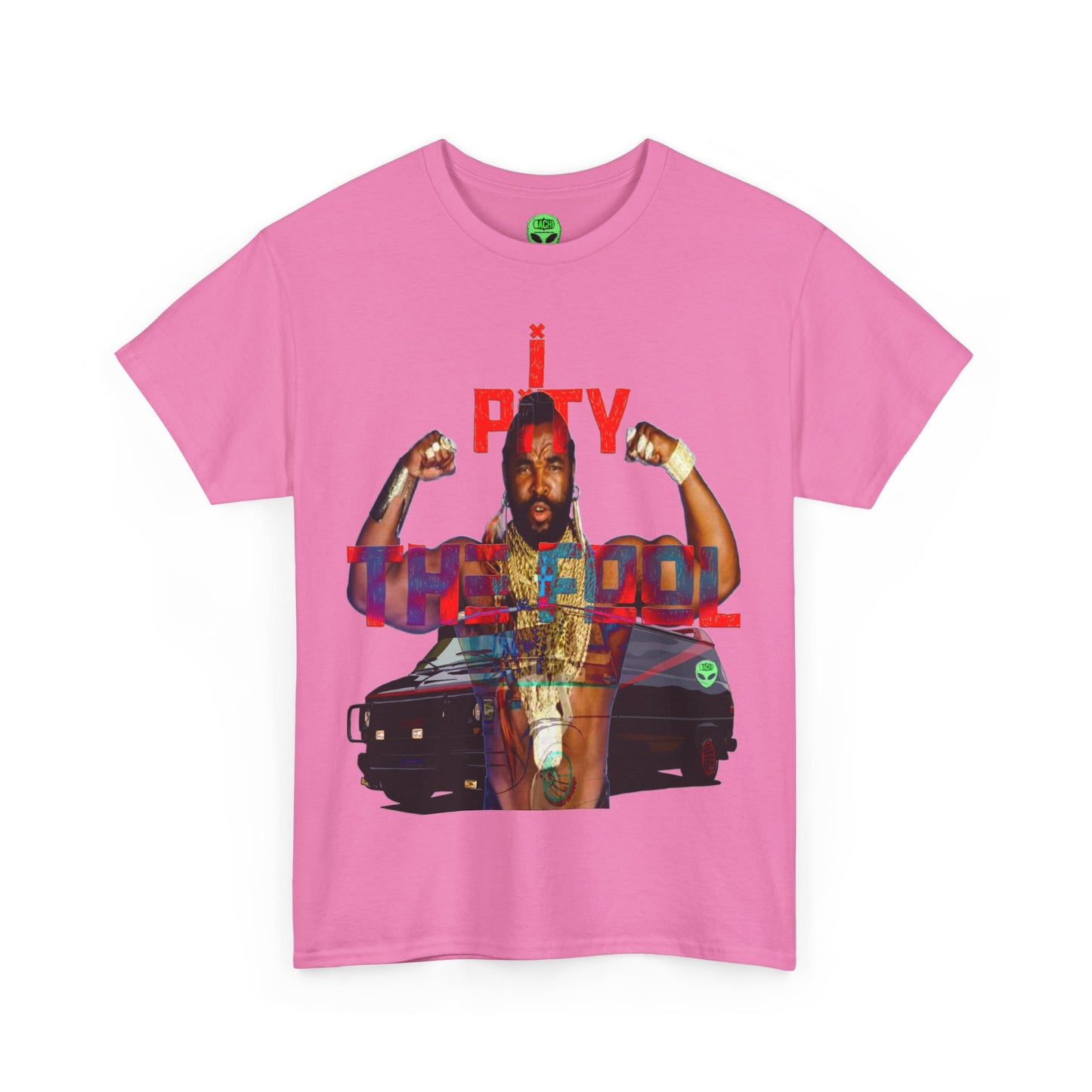 Vintage 80s TV Graphic Tee - Mohawk Icon Quote Streetwear Print (Bachi)