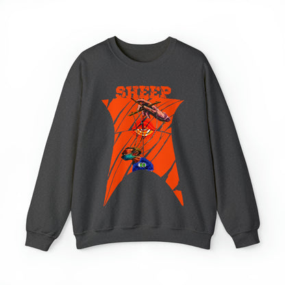 Unisex Sweatshirt Sheep And Puppet