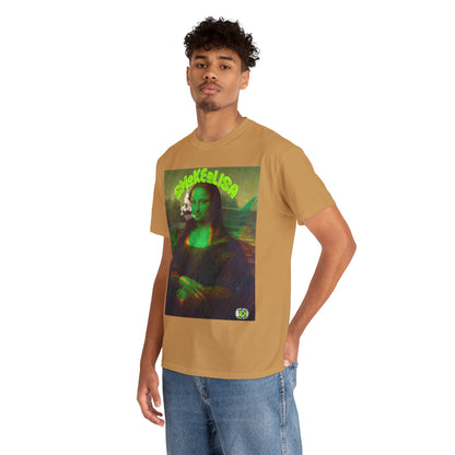 Raw Edge Pop Art Graphic Tee - Renaissance Parody Streetwear Print (Bachi)