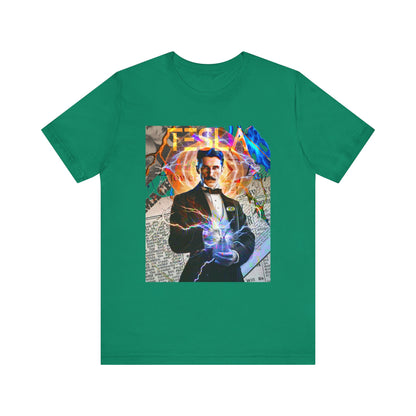 Vintage Science Icon Graphic Tee - Inventor Portrait Streetwear Print (Bachi)