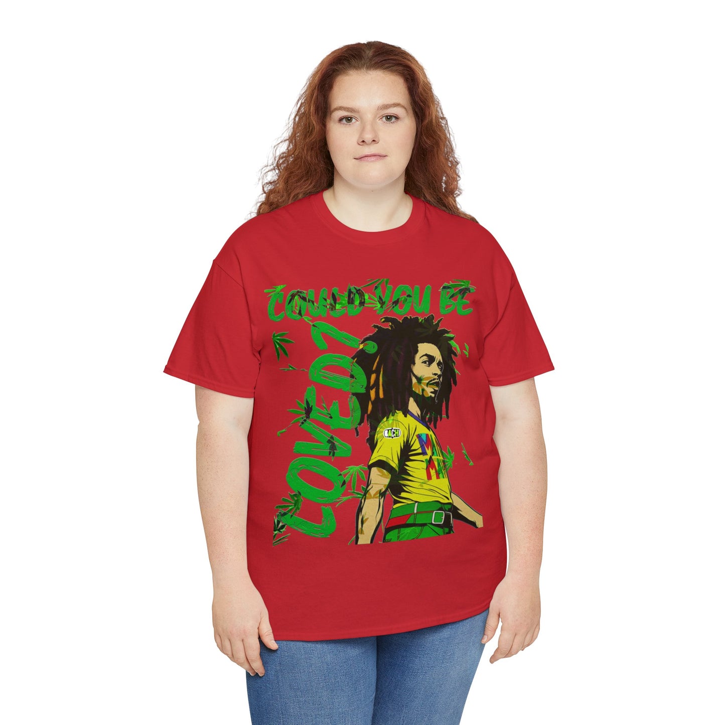 Oversized Graphic Tee - Reggae Legend Portrait Streetwear Print (Bachi)