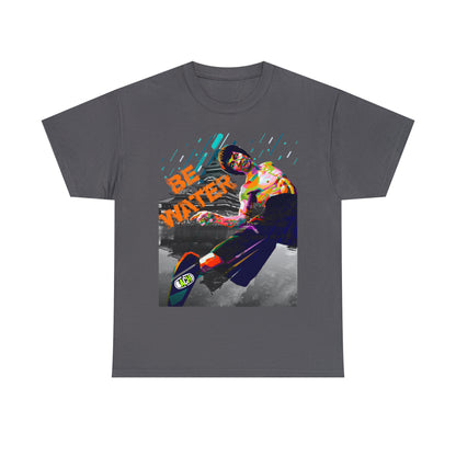 Vintage Martial Arts Graphic Tee - Kung Fu Legend Quote Print (Bachi)