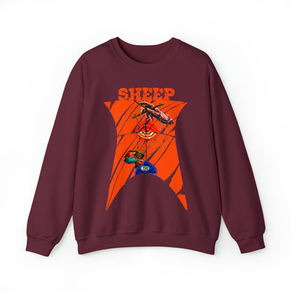 Unisex Sweatshirt Sheep And Puppet
