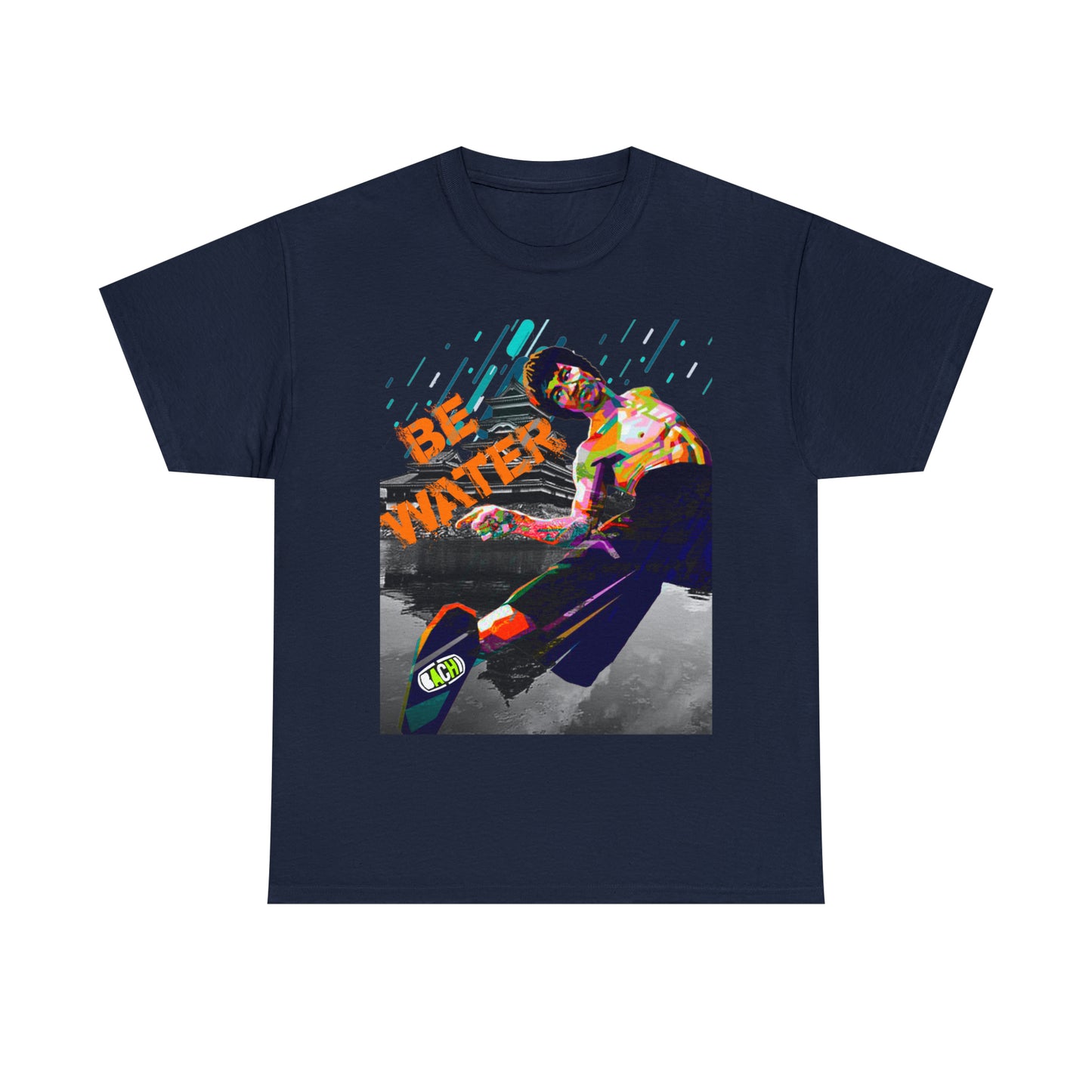 Vintage Martial Arts Graphic Tee - Kung Fu Legend Quote Print (Bachi)