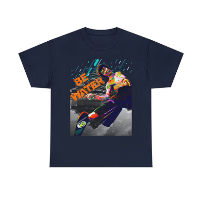 Vintage Martial Arts Graphic Tee - Kung Fu Legend Quote Print (Bachi)