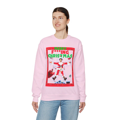 Vintage Holiday Graphic Sweatshirt - 80s Comedy Cinema Print (Bachi)