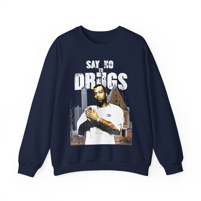 Heavyweight Streetwear Sweatshirt - Detroit Hip-Hop Legend Graphic (Bachi)