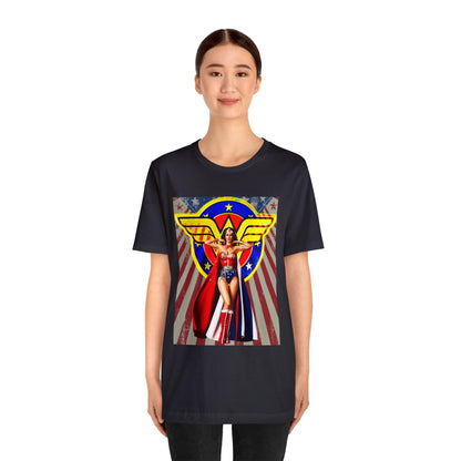 Vintage Fantasy Graphic Tee - Warrior Princess Streetwear Print (Bachi)