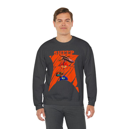 Unisex Sweatshirt Sheep And Puppet